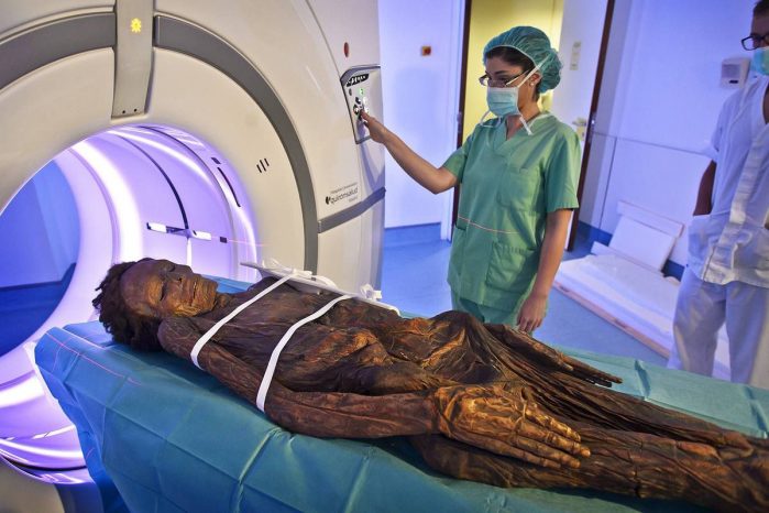 A Night Out of the Museum: Mummies In The CT Scanner